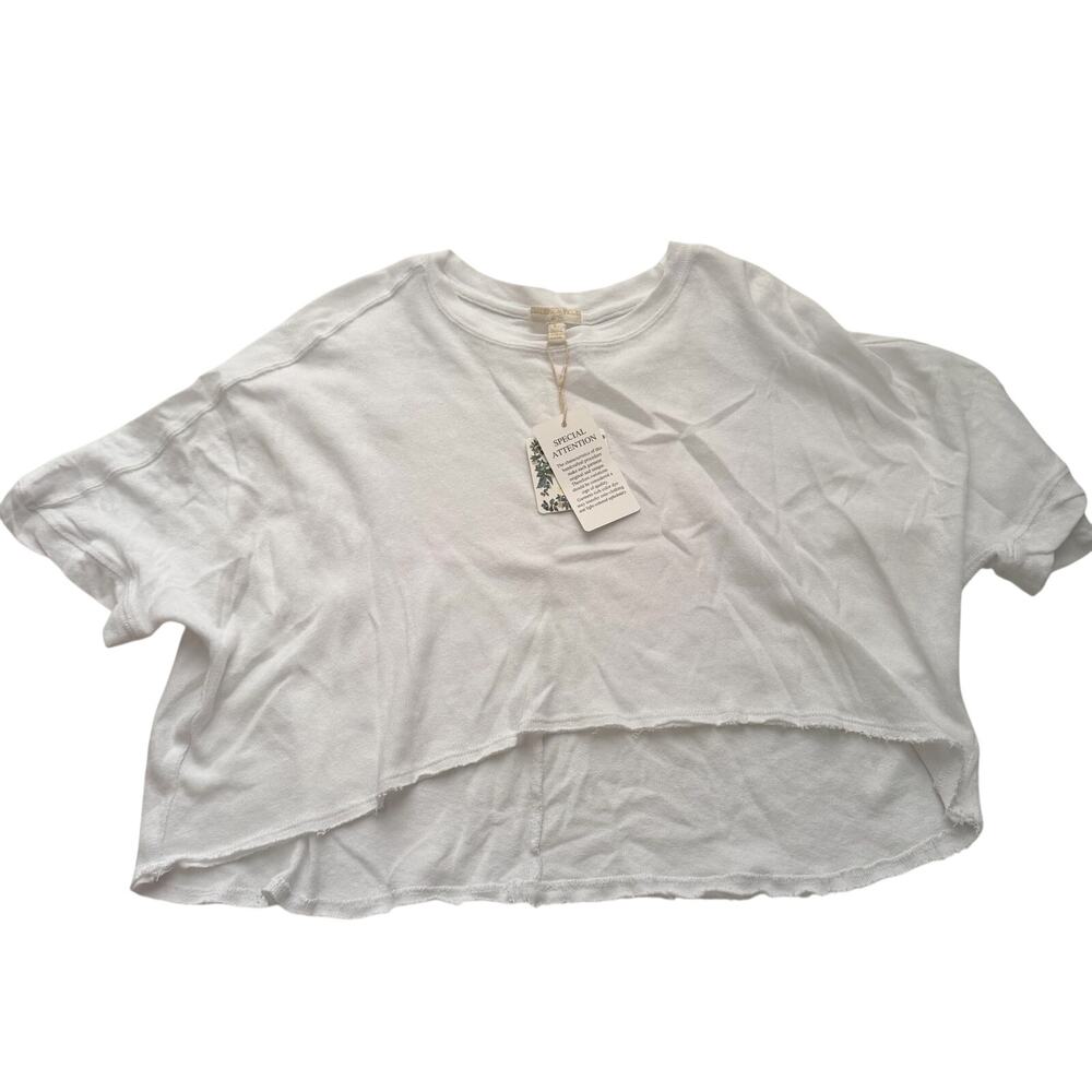 Chelsea & Violet Dillard's Cropped Oversized Top